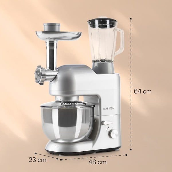 Hall multifunktsionaalne köögikombain Lucia Argentea - Klarstein-image-2