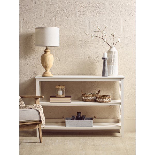 Valge männipuidust riiul 120x81x40 cm Heritage - Premier Housewares-image-3