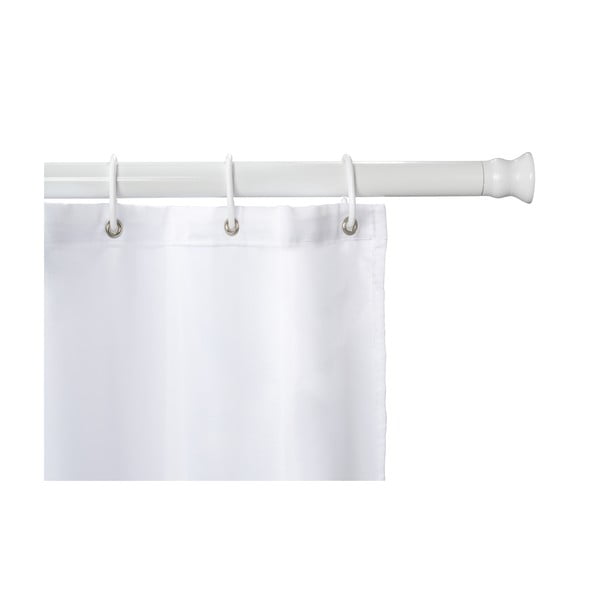 Valge teleskoop dušikardinapuu, ø 2,8 cm; pikkus 110 - 185 cm. - Wenko