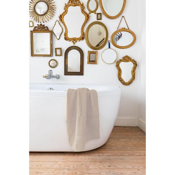 Liivakarva pruun rätik , 50 x 100 cm - Tiseco Home Studio-image-1