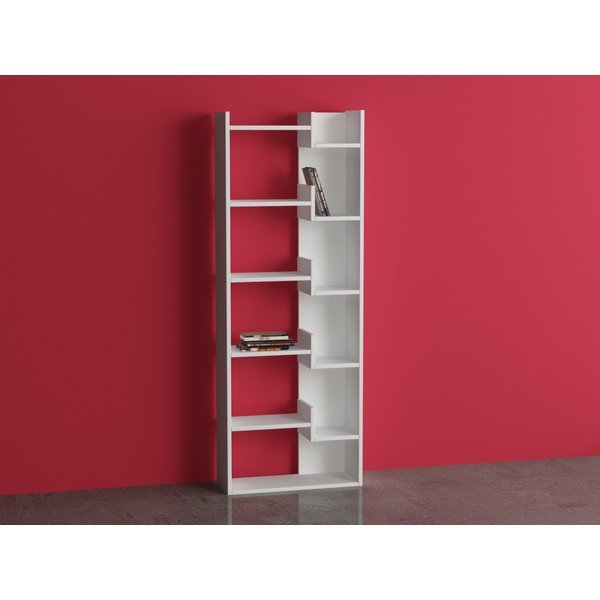 Bílá knižní police Oppa-image-1