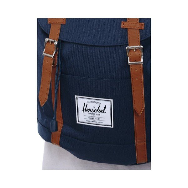 Tumesinine pruunide rihmadega seljakott , 19,5 l Retreat - Herschel-image-1