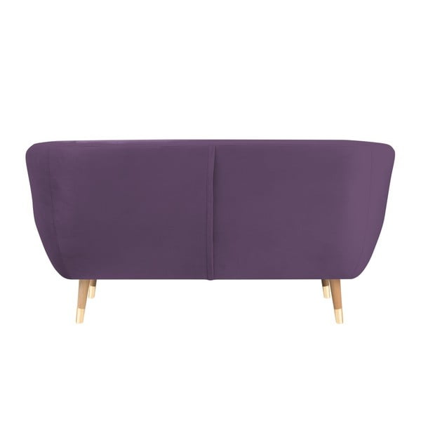 Lilla sametne diivan , 158 cm Benito - Mazzini Sofas-image-4