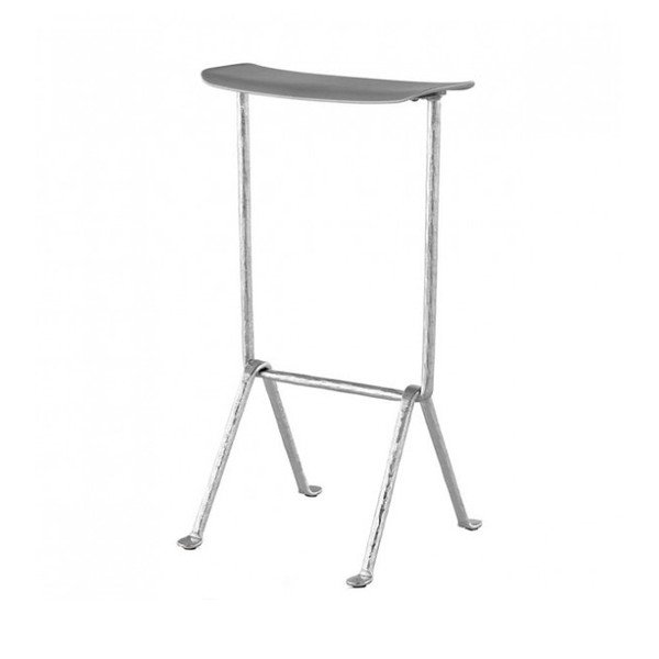 Šedá barová židle Magis Officina, výška 75 cm
