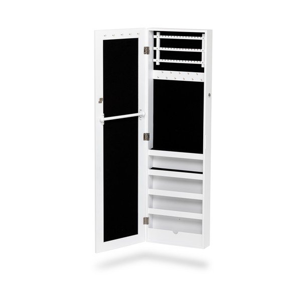 Valge seinale paigaldatav ehtekarp koos peegliga Bien - Bonami Essentials-image-2