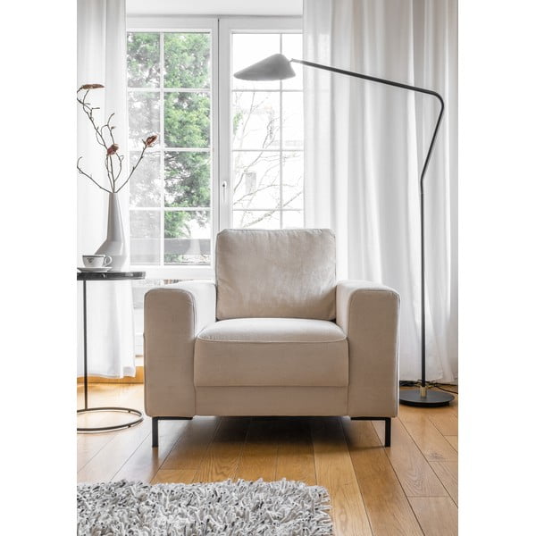 Beež velvetist tugitool Lofty Lilly - Miuform-image-1