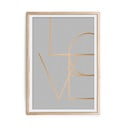 Pilt raamis Love, 60 x 40 cm - Velvet Atelier