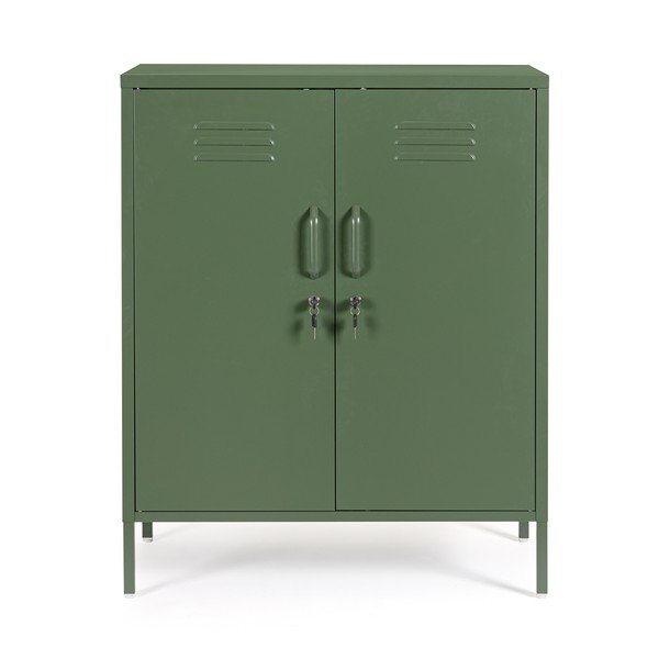 Tumeroheline metallist lukustatav kapp 80x101,5x40 cm Cambridge - Yes Everyday