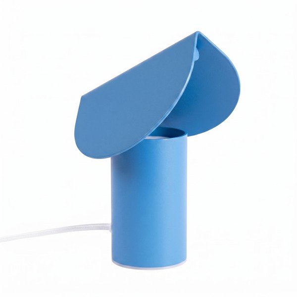Helesinine alumiiniumist LED-laualamp (kõrgus 15 cm) BISCUIT - Thoro