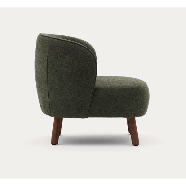 Khaki värvi šenill-tugitool Ulit - Kave Home-image-3