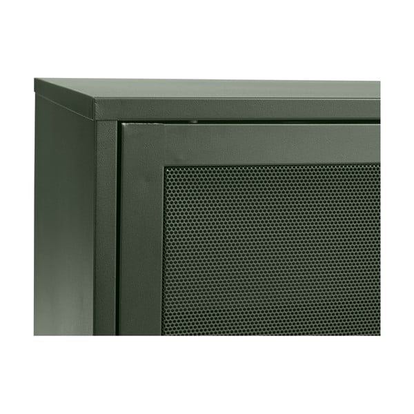 Tumeroheline metallist lükandustega madal kummut 160x75 cm Veep - Unique Furniture-image-4