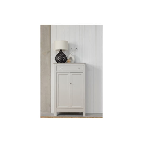 Helehall kõrge lukustatav kapp männipuidust 93x150 cm Eva - WOOOD-image-4