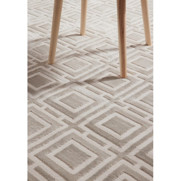 Kreem vaip 160x235 cm Perles Howlite – Elle Decoration-image-4