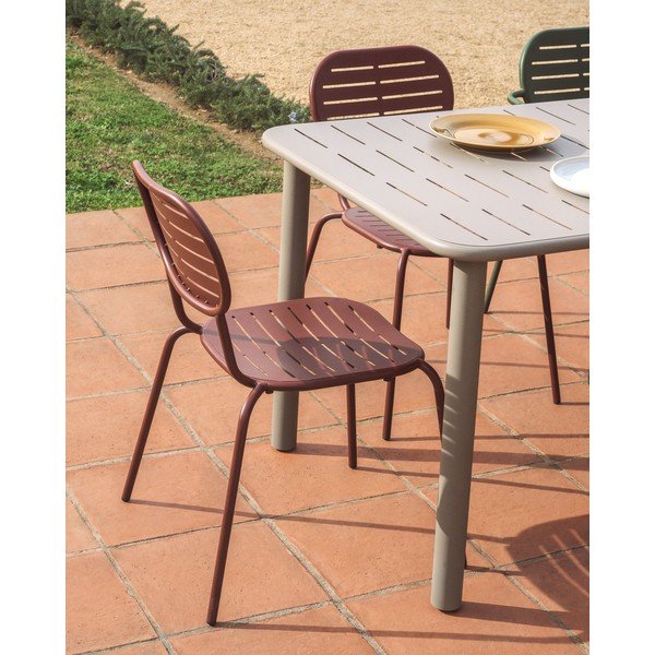 Terasest aiasöögilaud 90x180 cm Brai - Kave Home-image-2