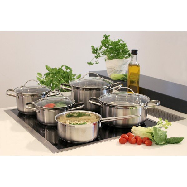 Roostevabast terasest pottide komplekt 9tk Horizon - ELO-image-1