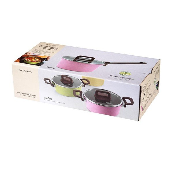 Modrý omáčník s pokličkou Kutahya Saucepan-image-1