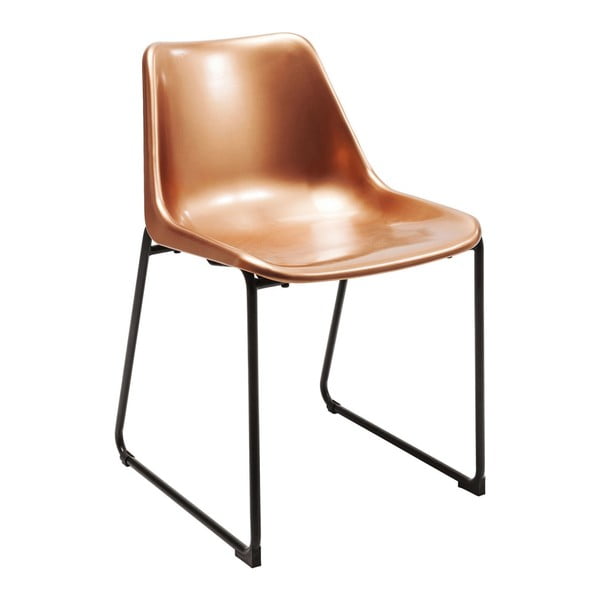 Židle v mosazné barvě Kare Design Colorado