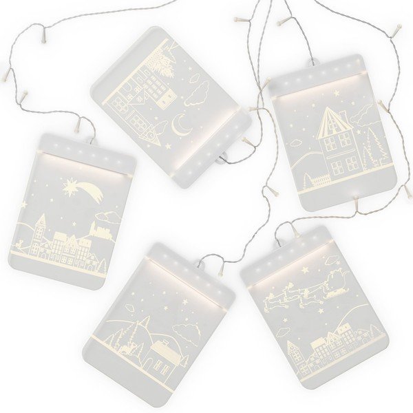 Jõuluvalgusti kett 150 cm Christmas City - DecoKing-image-1