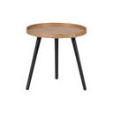 Kokkupandav laud tuhk-dekooriga , ø 45 cm Mesa - WOOOD