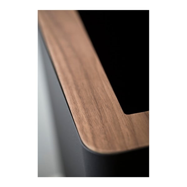 Must ruudukujuline prügikast Rin - YAMAZAKI-image-3