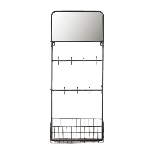 Nástěnný kovový stojan Clayre & Eef, 44 x 112 cm