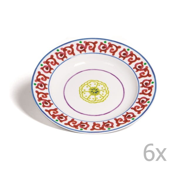 Sada 6 polévkových talířů Toscana Pienza, 22.5 cm