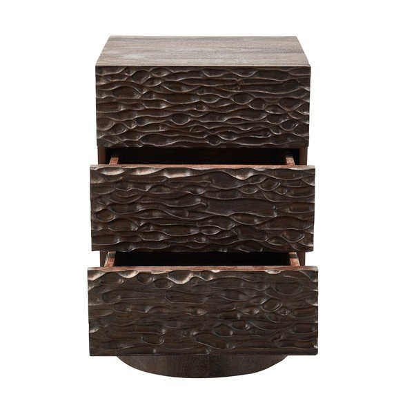 Tumepruun mangopuidust öökapp Crumble - WOOOD-image-2