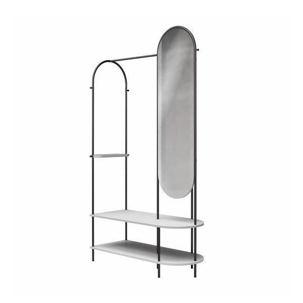 Must-hall metallist koridorikomplekt 101x183x43 cm Anastacia - Støraa-image-3