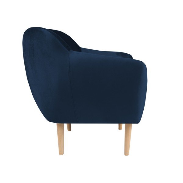 Tmavě modré křeslo Mazzini Sofas Benito-image-3