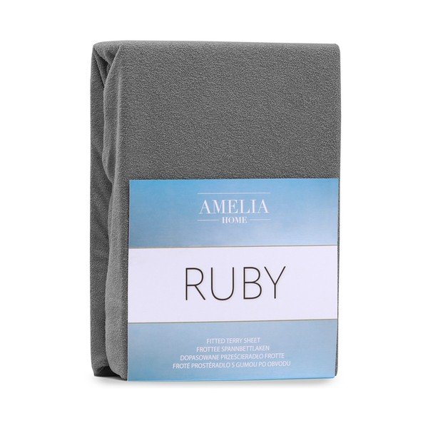 Tumehall kummiga froteelina 220x200 cm Ruby - AmeliaHome-image-2