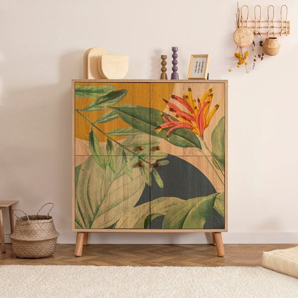 Tammedekooriga kapp 95x111 cm Multilux - Kalune Design-image-1