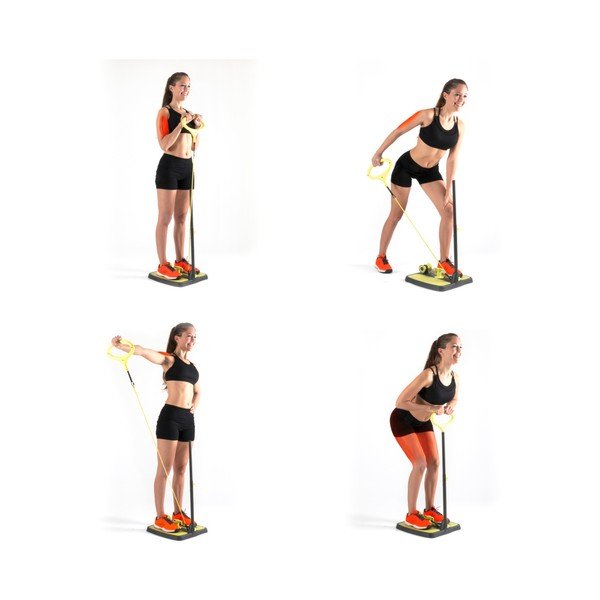 Glute ja jalgade tugevdamise platvorm koos fitness-harjutuste juhistega - InnovaGoods-image-3