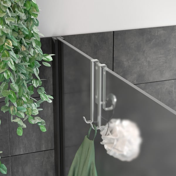 Rippuv terasest konks hõbedane Luxy - Metaltex-image-1