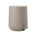 Helepruun pedaaliga plastikust prügikast 3 l Nova – Zone