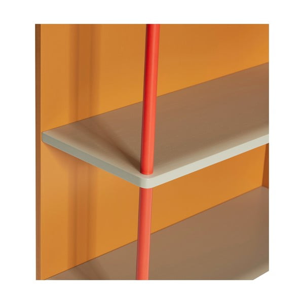Oranž saarepuidust raamatukapp 60x109 cm Apollo - Hübsch-image-4