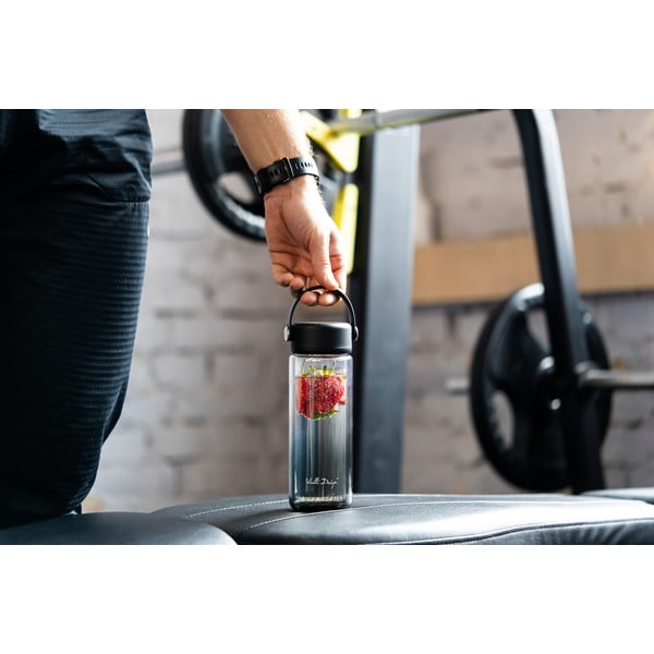 Must klaasist pudel 350 ml Fuori - Vialli Design-image-3