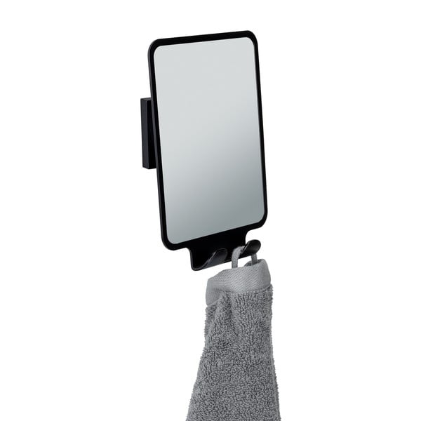 Kosmeetikapeegel koos nagiga 14x19,5 cm Quadro Black - Wenko-image-4