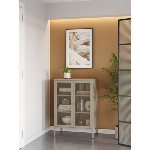 Kreemikas metallkapp 70x100x40 cm - Marckeric-image-1