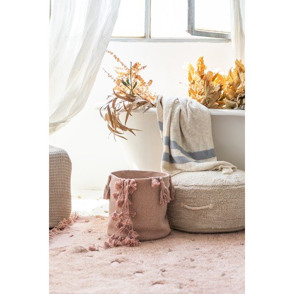 Riidest korv ø 30x30 cm Woody - Lorena Canals-image-3