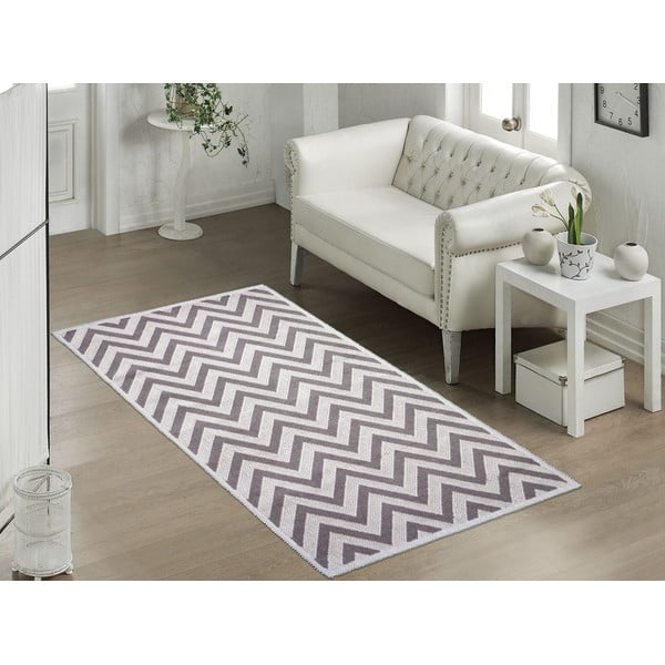 Beež puuvillane vaip , 100 x 150 cm Zikzak - Vitaus-image-1