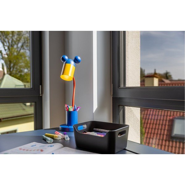 Sinine laualamp metallist varjuga (kõrgus 50 cm) Mouse - GTV-image-1