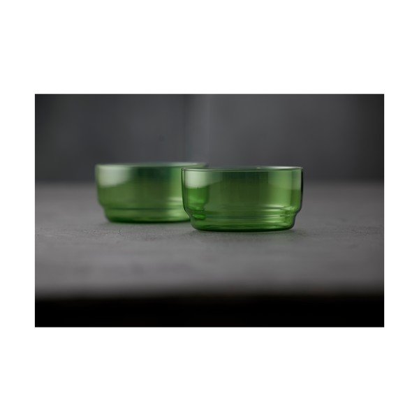 Rohelised klaasist kausid 2tk komplektis 500 ml Torino - Lyngby Glas-image-2