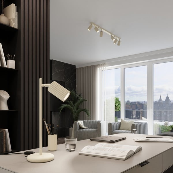 Kreem lauavalgusti (kõrgus 43 cm) Gleam - Sollux-image-1