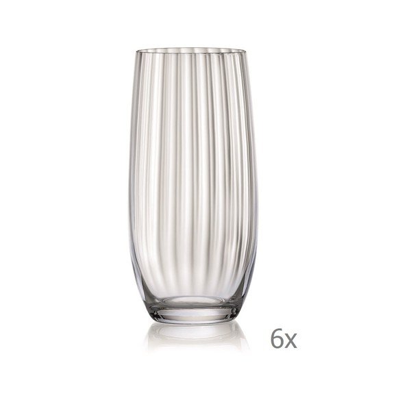 6 klaasi komplekt, 350 ml Waterfall - Crystalex-image-1