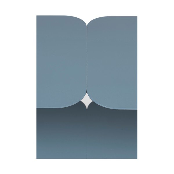 Helesinine metallist riiul 100x62 cm River - Zuiver-image-3