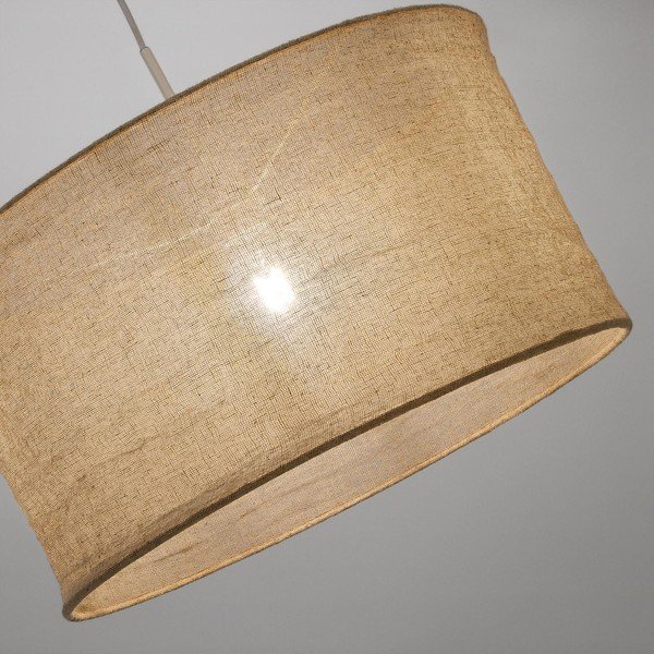 Beež tekstiilist lambivari ø 50 cm Mariela - Kave Home-image-1