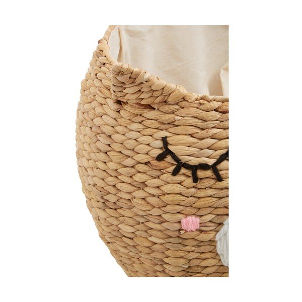 Laste mänguasjakorv vesihüatsindist naturaalses värvitoonis ø 49x40 cm Lidi Cat Face - Premier Housewares-image-4
