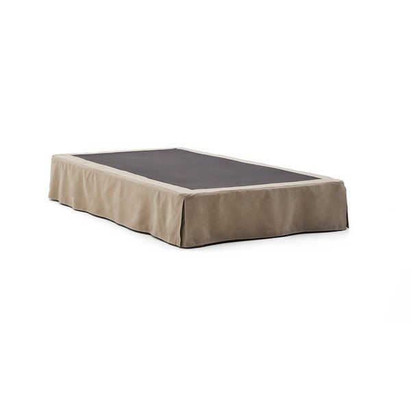 Taupepruun polsterdatud üheinimesevoodi ilma peatsita 90x200 cm Jaira - Kave Home