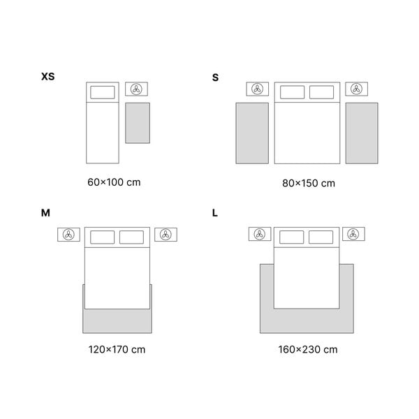 Helepruun ja kreemikas pestav vaip 230x160 cm - Vitaus-image-3