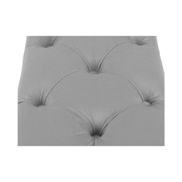 Šedý otoman k posteli s úložným prostorem Kooko Home Manna, 47 x 180 cm-image-3